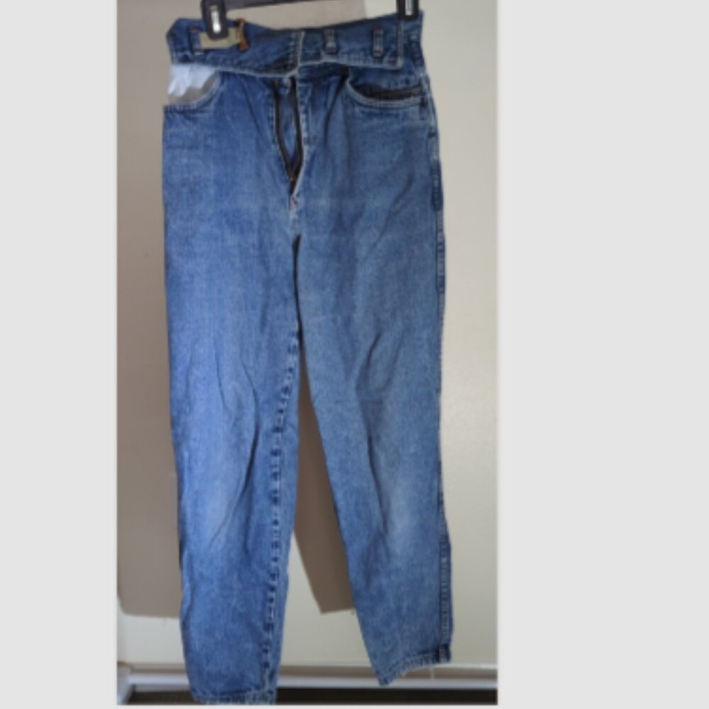 Vintage Collector Bugle Boy Special Edition Fold-over Waist Jeans Sz 9